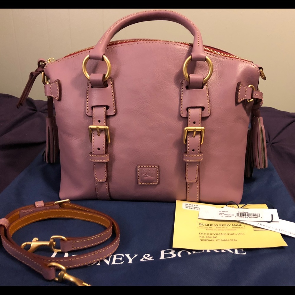 NWT Dooney & Bourke Florentine Bristol MAUVE